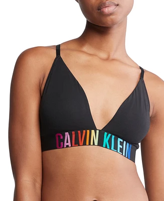 Calvin Klein Intense Power Pride Cotton Lightly Lined Triangle Bralette QF7830