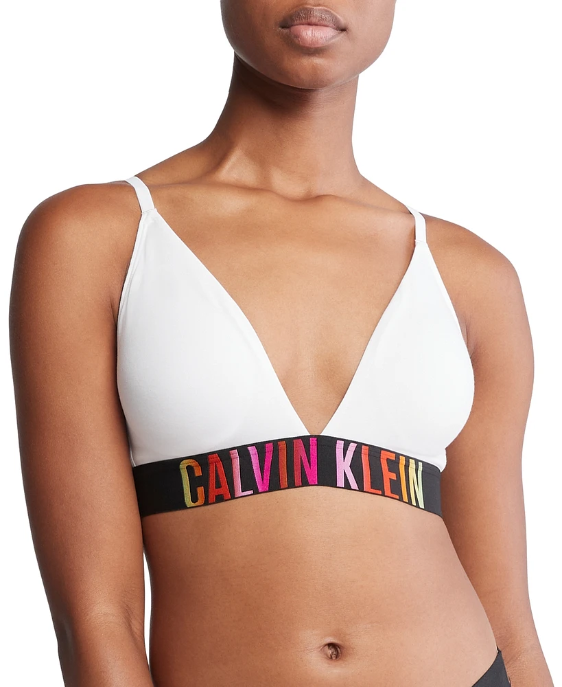 Calvin Klein Intense Power Pride Cotton Lightly Lined Triangle Bralette QF7830