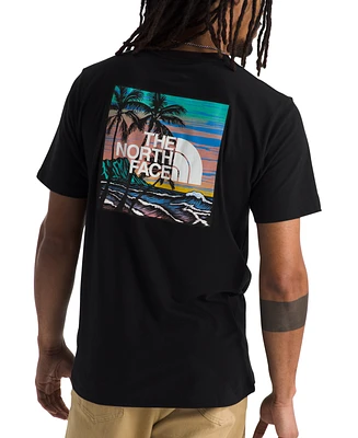 The North Face Men's Box Tropical Logo Graphic T-Shirt