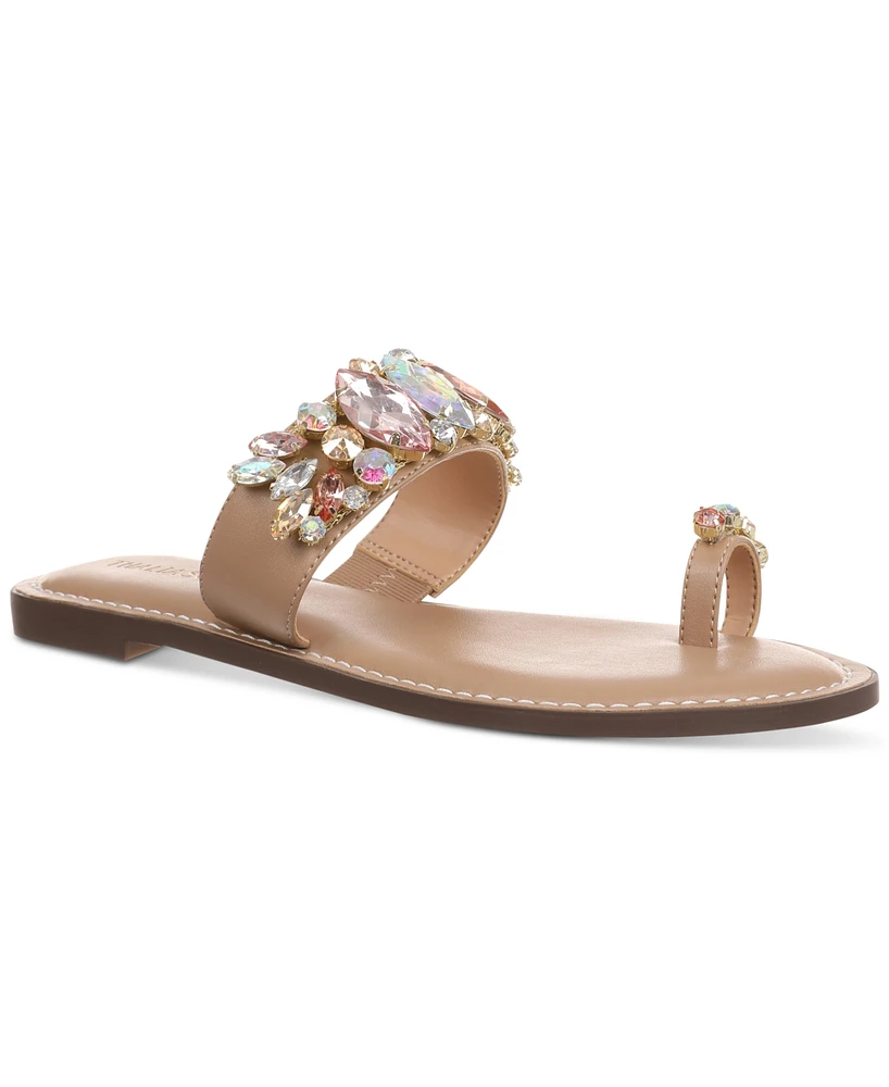 Thalia Sodi Women's Weylin Embellished Flat Sandals