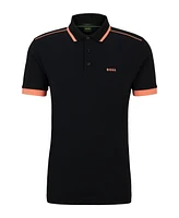 Boss by Hugo Men's Contrast Stripes Polo Shirt