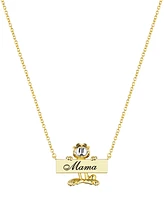 Unwritten 14K Gold Plated Garfield "Mama" Necklace