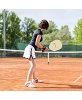 Pickle ball Set with Net, Court Markers and Wheels, 22 Ft Regulation Size