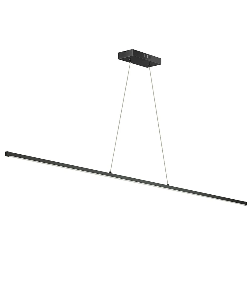 Dainolite 0.75" Metal Array 30W Led Horizontal Pendant with Acrylic Diffuser