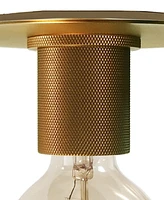 Dainolite 3.5" Metal Roswell 1 Light Medium Flush Mount