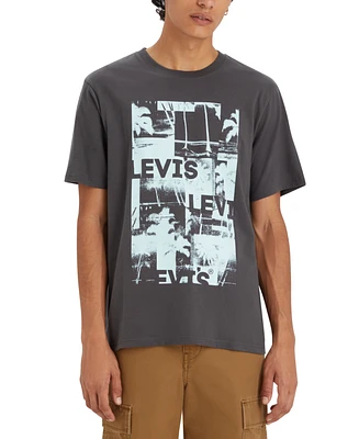 Levi's Men's Relaxed-Fit Floral Logo T-Shirt