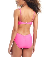 Bar Iii Women's Draped Monokini Swimsuit, Created for Macy's