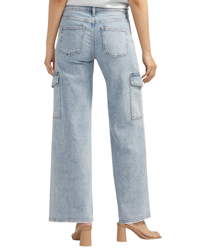 Silver Jeans Co. Suki Mid Rise Wide Leg