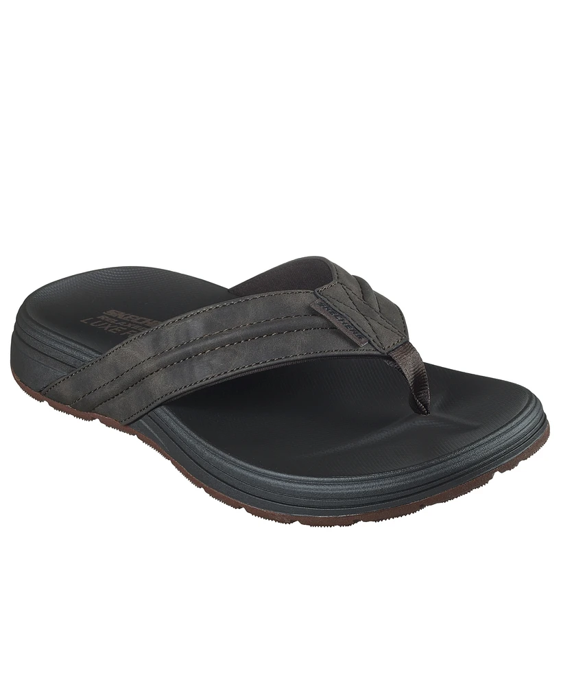 Skechers Men's Relaxed Fit- Patino - Marlee Memory Foam Thong Sandals from Finish Line
