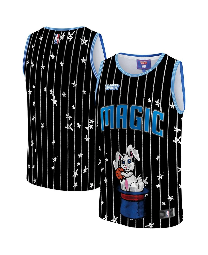 Men's and Women's Nba & KidSuper Studios by Fanatics Black Orlando Magic Hometown Jersey