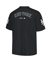 Men's Pleasures Black New York Mets Team T-shirt