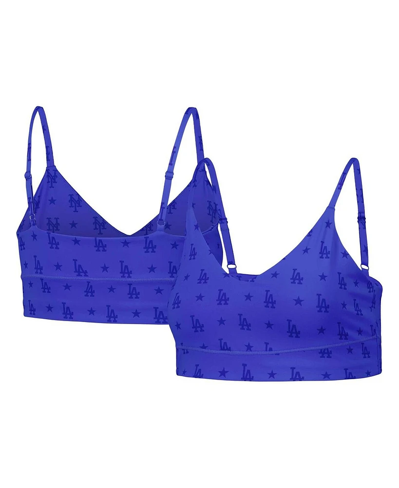 Women's Terez Royal Los Angeles Dodgers Active Bra