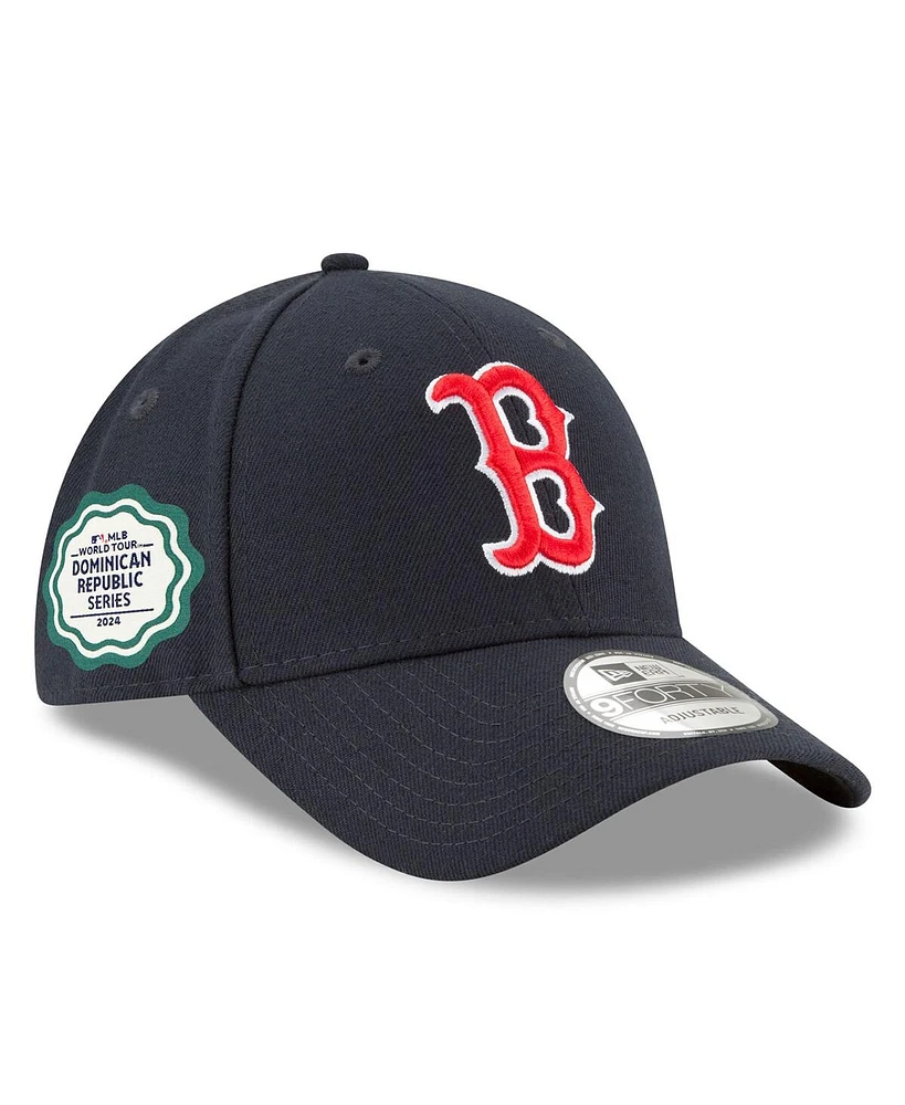 Men's New Era Navy Boston Red Sox 2024 Mlb World Tour: Dominican Republic Series 9FORTY Adjustable Hat