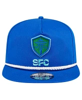 Men's New Era Blue Seattle Sounders Fc The Golfer Kickoff Collection Adjustable Hat