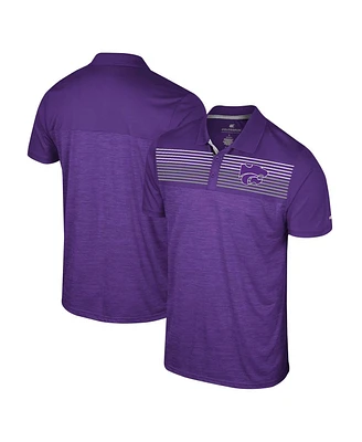 Men's Colosseum Purple Kansas State Wildcats Langmore Polo Shirt