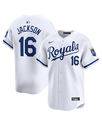 Men's Nike Bo Jackson White Kansas City Royals Home limited Player Jersey