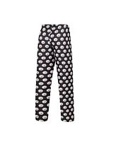 Women's Concepts Sport Black Pittsburgh Steelers Gauge Allover Print Sleep Pants