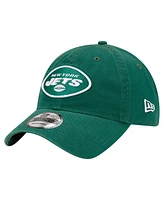 Men's New Era Green New York Jets Distinct 9TWENTY Adjustable Hat
