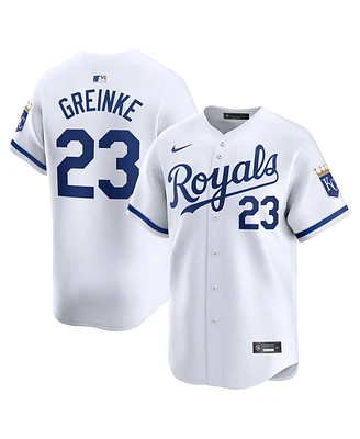 Men's Nike Zack Greinke White Kansas City Royals Home limited Player Jersey