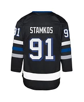 Big Boys Steven Stamkos Black Tampa Bay Lightning Alternate Premier Player Jersey