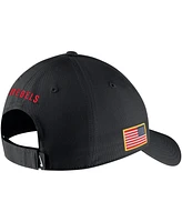 Men's Nike Black Ole Miss Rebels Military-Inspired Pack Camo Legacy91 Adjustable Hat