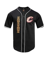 Men's Pro Standard Black Cleveland Cavaliers 2023/24 City Edition Mesh Baseball Jersey