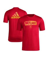 Men's adidas Red Real Salt Lake Local Pop Aeroready T-shirt