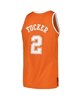 Men's Mitchell & Ness Pj Tucker Texas Orange Distressed Longhorns 2005/06 College Vault Player Swingman Jersey