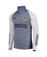 Men's adidas Gray La Galaxy Warm Raglan Cold.rdy Top