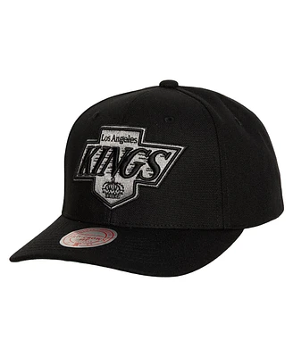 Men's Mitchell & Ness Black Los Angeles Kings Team Ground Pro Adjustable Hat