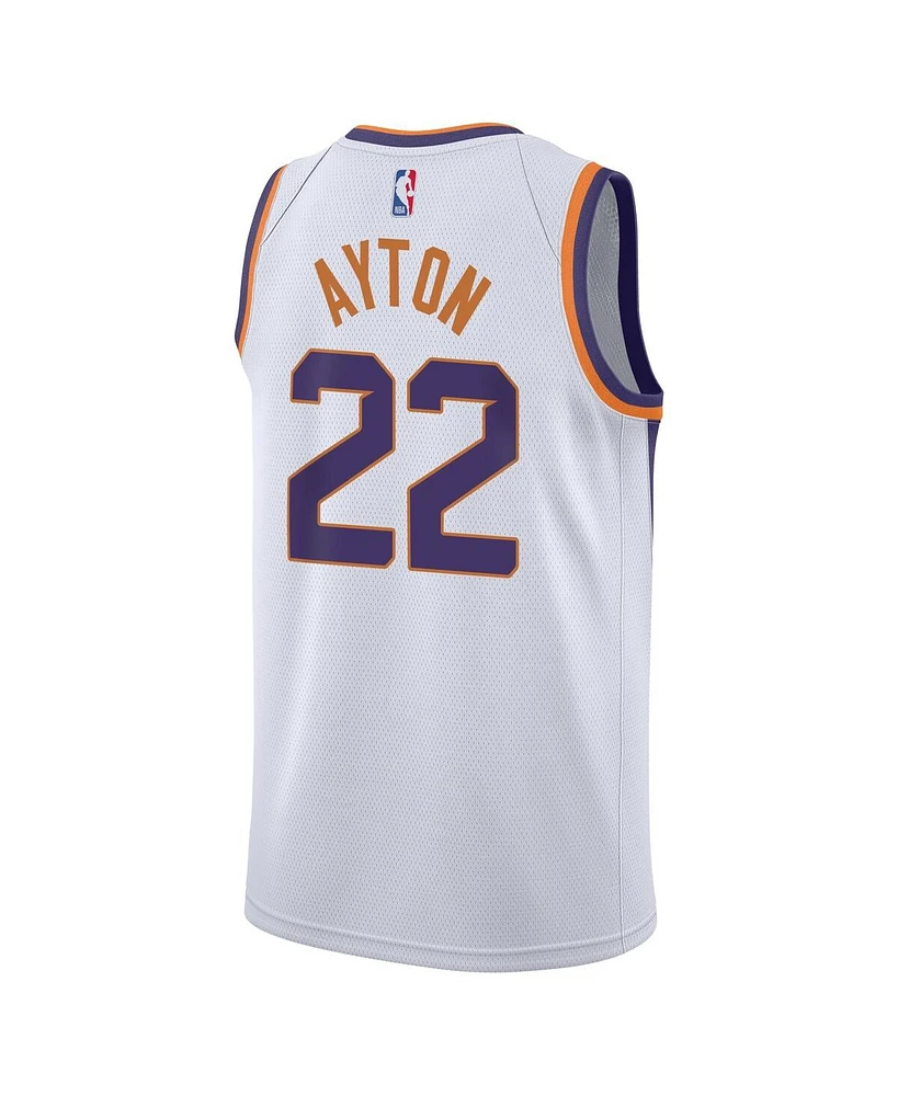 Big Boys Nike Deandre Ayton White Phoenix Suns Swingman Jersey - Association Edition