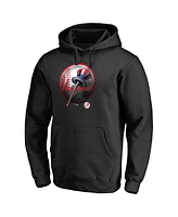 Men's Fanatics Black New York Yankees Midnight Mascot Pullover Hoodie