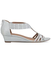 Style & Co Women's Ginifur Embellished Strappy Wedge Sandals, Created for Macy's