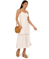 Adrianna by Papell Women's Sweetheart-Neck Sleeveless Midi Dress