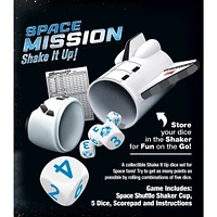 Masterpieces Space Mission Shake It Up Dice Game for Families and Kids