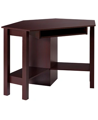 Wooden Study Computer Corner Desk with Drawer