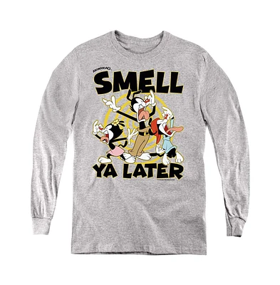 Animaniacs Boys Youth Smell Ya Later Long Sleeve Sweatshirt