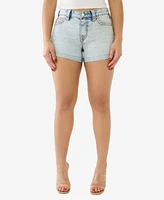 True Religion Women's Jennie No Flap Big T Rolled Shorts