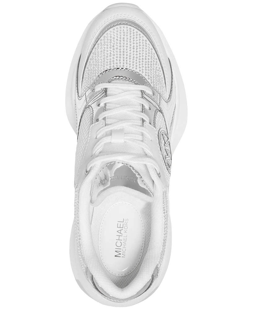 Michael Kors Women's Zuma Lace-Up Wedge Trainer Sneakers