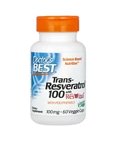 Doctor's Best Trans-Resveratrol 100 with ResVinol 100 mg - 60 Veggie Caps - Assorted Pre