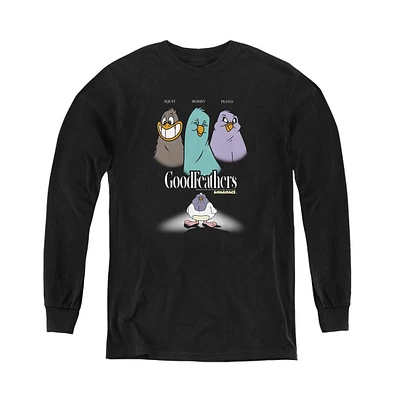 Animaniacs Boys Youth Goodfeathers Long Sleeve Sweatshirt