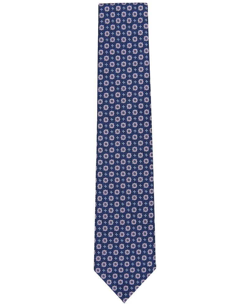 Club Room Men's Prospect Medallion Tie, Created for Macy's