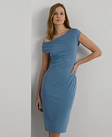 Lauren Ralph Women's Cutout Jersey Off-the-Shoulder Dress