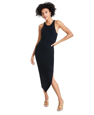Bar Iii Women's Smooth Side-Slit Bodycon Midi Dress, Created for Macy's