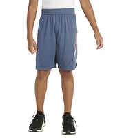 adidas Big Boys Aeroready Elastic-Waistband Graphic 3-Stripe Shorts