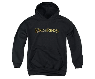 Lord Of The Rings Boys Youth Lotr Logo Pull Over Hoodie / Hooded Sweatshirt