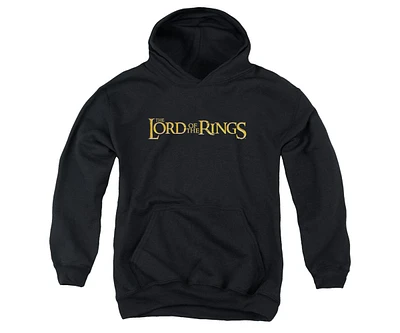 Lord Of The Rings Youth Lotr Logo Pull Over Hoodie / Hooded Sweatshirt