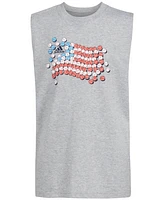 adidas Big Boys Sleeveless Usa Graphic Heathered T-Shirt