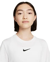 Nike Sportswear Big Girls Cotton Swoosh T-Shirt