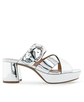 Aerosoles Women's Collin Buckle Slip-On Platforms